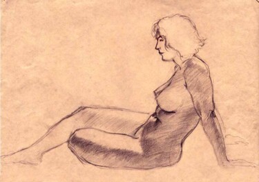 Pittura intitolato "Sketch of the model" da Francesco Bortolotti, Opera d'arte originale, Olio