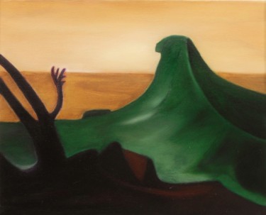 Картина под названием "Il crinale" - Francesco Cagnato, Подлинное произведение искусства, Масло