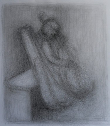 Dessin intitulée "Studio nr 58" par Francesco Cagnato, Œuvre d'art originale, Graphite