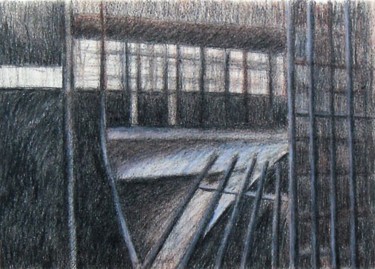 Drawing titled "Studio nr. 69" by Francesco Cagnato, Original Artwork, Chalk