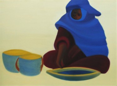Pintura intitulada "Il ristoro del tuar…" por Francesco Cagnato, Obras de arte originais, Óleo
