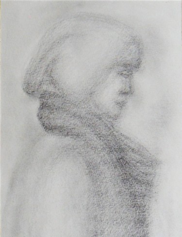 Dessin intitulée "Figure di passanti 1" par Francesco Cagnato, Œuvre d'art originale, Crayon