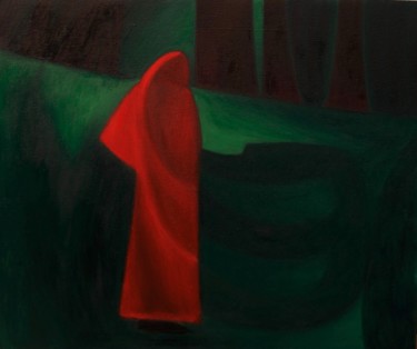 Schilderij getiteld "Inferno canto primo" door Francesco Cagnato, Origineel Kunstwerk, Olie