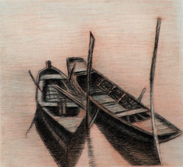 Drawing titled "Luoghi manzoniani-M…" by Francesco Cagnato, Original Artwork, Chalk