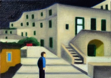 Peinture intitulée "Matera 2" par Francesco Cagnato, Œuvre d'art originale, Huile