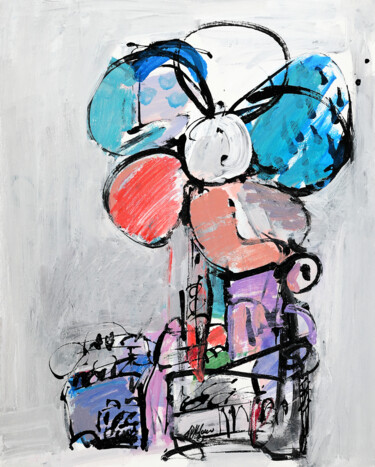 Peinture intitulée "Lost and Found #25" par Francesco D'Adamo, Œuvre d'art originale, Acrylique