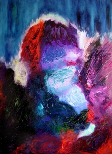 Картина под названием "Esplosione" - Francesco Dea, Подлинное произведение искусства