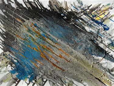 Картина под названием "Stream" - Francesco Dea, Подлинное произведение искусства, Акрил Установлен на Деревянная рама для но…