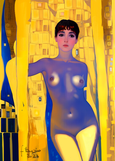 Digitale Kunst mit dem Titel "a roman night" von Francesco Dezio, Original-Kunstwerk, Digitale Malerei