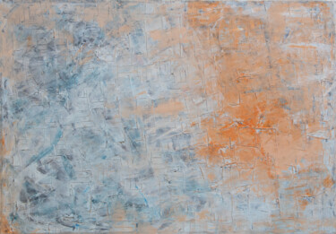 Картина под названием "Orange" - Francesco Diana, Подлинное произведение искусства, Акрил Установлен на Деревянная рама для…