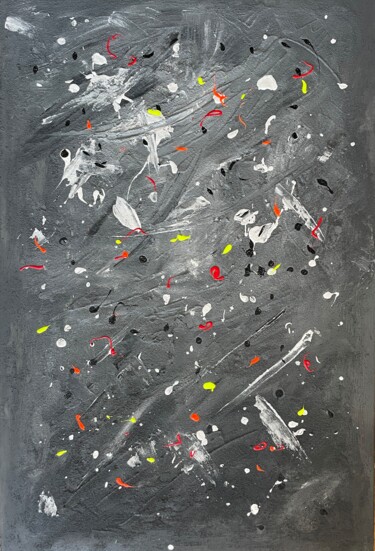Painting titled "Drops of sight" by Francesco Fedele (FFKY), Original Artwork, Acrylic Mounted on Wood Stretcher frame