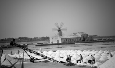 Photographie intitulée "Saline di Trapani" par Francesco Fontana, Œuvre d'art originale, Photographie numérique