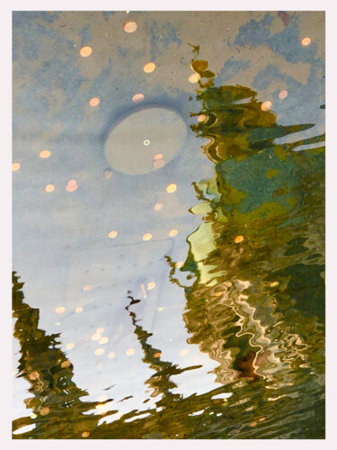 Fotografia intitolato "Disegno in acqua" da Francesco Fontana, Opera d'arte originale, Fotografia digitale Montato su Telaio…