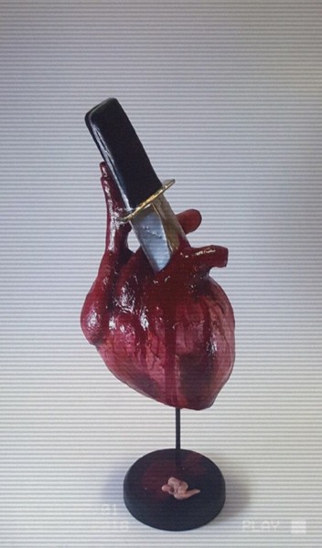 Scultura intitolato "cuore-gio.jpg" da Francesco Galdo, Opera d'arte originale, Altro