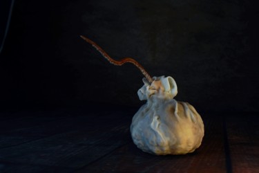 Scultura intitolato "polpo velato" da Francesco Galdo, Opera d'arte originale, Plastica