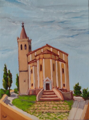 Pintura intitulada "Santa Maria della R…" por Francesco Loggi, Obras de arte originais, Óleo