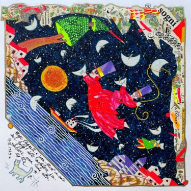 Отпечатки и Гравюры под названием "Marc Chagall e Joan…" - Francesco Musante, Подлинное произведение искусства, Шелкография