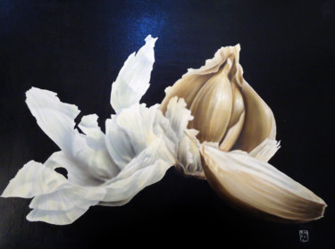 Pittura intitolato "aglio.jpg" da Francesco Raffa, Opera d'arte originale