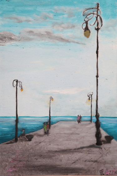 Painting titled "Trieste.jpg" by Haz, Original Artwork, Oil