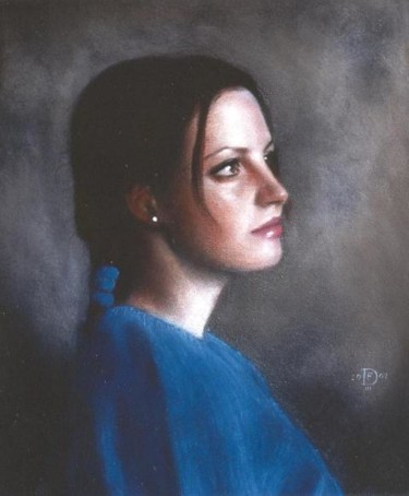 Pittura intitolato "Melanie" da Francesco Dossena, Opera d'arte originale