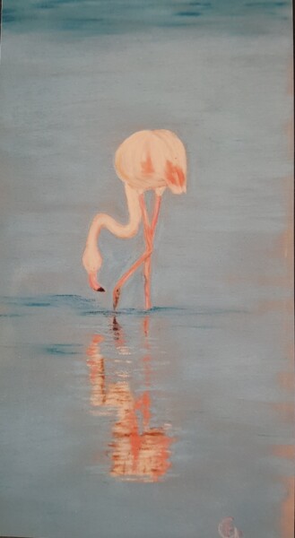 Painting titled "Pink Floyd" by Francette Guittard, Original Artwork, Pastel