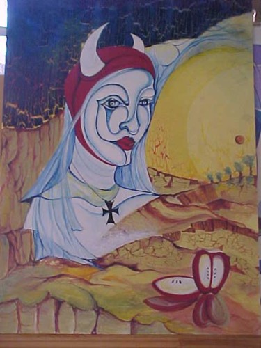 Painting titled "sor" by Fanny Francia, Original Artwork