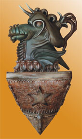Sculpture intitulée "Le cavalier" par Francine Dubois, Œuvre d'art originale