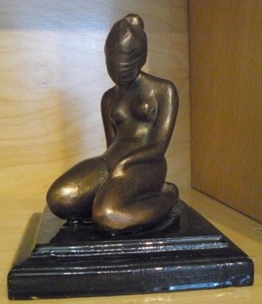 Peinture intitulée "Sybelle  (bronze)" par Francine Laurin, Œuvre d'art originale