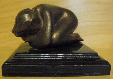 Peinture intitulée "Hodith   (bronze)" par Francine Laurin, Œuvre d'art originale