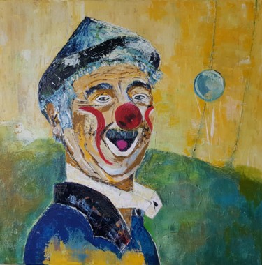 Peinture intitulée "Z comme clown" par Francine Lorthois, Œuvre d'art originale, Acrylique