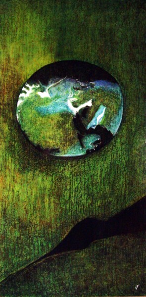 Peinture intitulée "reflets.jpg" par Francine Quié, Œuvre d'art originale, Autre