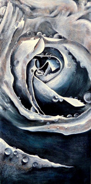 Peinture intitulée "l-ode-a-cassandre.j…" par Francine Quié, Œuvre d'art originale, Pastel