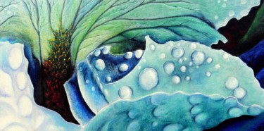 Peinture intitulée "aquarius.jpg" par Francine Quié, Œuvre d'art originale, Pastel