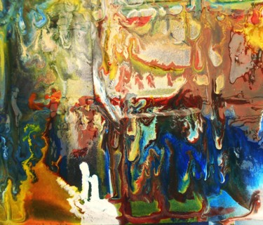 Pittura intitolato "L'IMPENSEE - Collec…" da Francine Barbaray, Opera d'arte originale, Spray