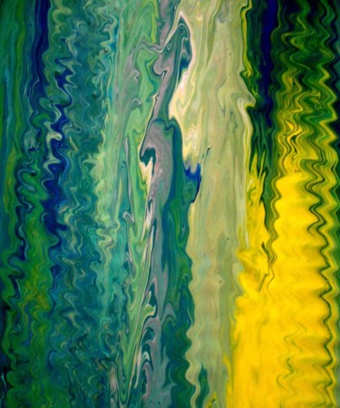Peinture intitulée "DECALAGE" par Francine Barbaray, Œuvre d'art originale, Acrylique