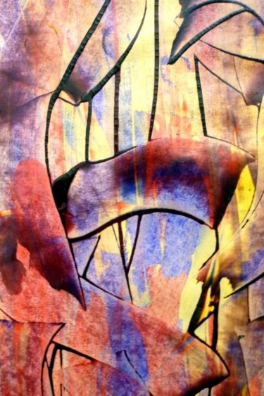 Peinture intitulée "A L'OREE INTIME DU…" par Francine Barbaray, Œuvre d'art originale