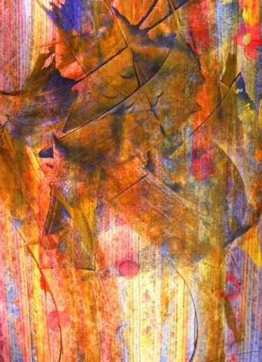 Peinture intitulée "LA BELLE AU BOIS DO…" par Francine Barbaray, Œuvre d'art originale