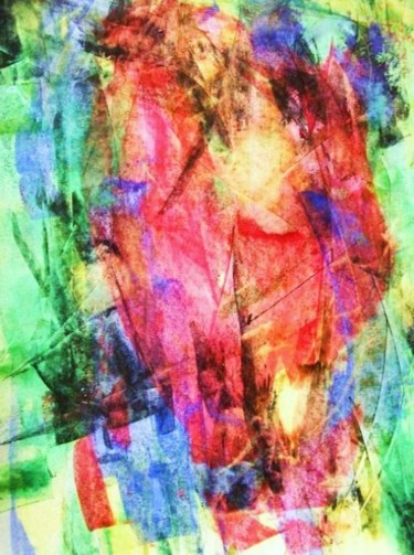 Peinture intitulée "LA CRIATURA - Colle…" par Francine Barbaray, Œuvre d'art originale, Huile