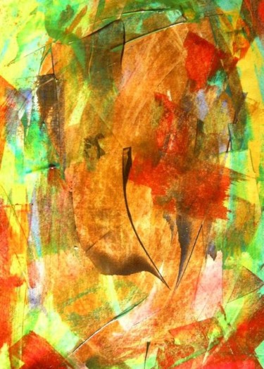 Peinture intitulée "PEAU DE CHAGRIN" par Francine Barbaray, Œuvre d'art originale