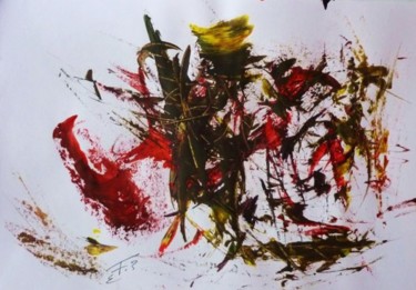 Peinture intitulée "LA CLAMEUR DES MAUD…" par Francine Barbaray, Œuvre d'art originale