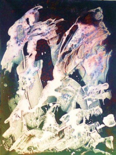 Painting titled "LA COUPURE ORIGINEL…" by Francine Barbaray, Original Artwork