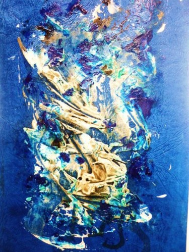 Peinture intitulée "LAZY BLUES-Collect.…" par Francine Barbaray, Œuvre d'art originale, Huile