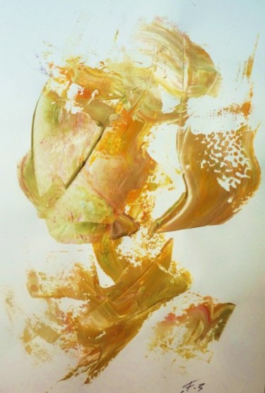 Peinture intitulée "LA SOEUR ENNEMIE DE…" par Francine Barbaray, Œuvre d'art originale, Huile