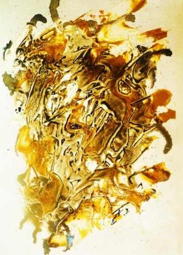 Peinture intitulée "LE FANFARLO - Colle…" par Francine Barbaray, Œuvre d'art originale, Huile