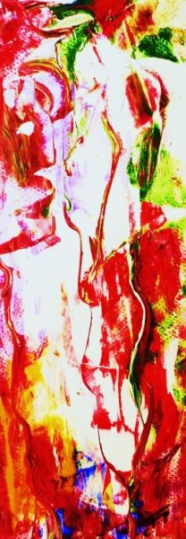 Peinture intitulée "LA VENUS ANADYOMENE…" par Francine Barbaray, Œuvre d'art originale, Huile