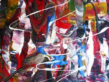 Peinture intitulée "LA CHASSE AU SNARK…" par Francine Barbaray, Œuvre d'art originale, Huile