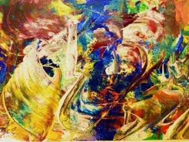 Peinture intitulée "LES MURMURES DE TON…" par Francine Barbaray, Œuvre d'art originale, Huile