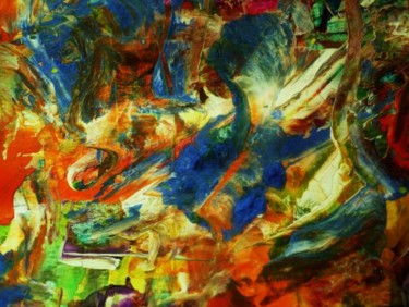 Peinture intitulée "LE QUADRILLE DES HO…" par Francine Barbaray, Œuvre d'art originale, Huile