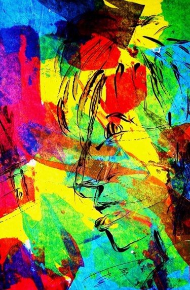 Peinture intitulée "DERRIERE LES GRILLE…" par Francine Barbaray, Œuvre d'art originale, Huile