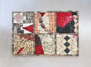 Sculpture titled "Patchwork 1" by Francine Bonnet, Original Artwork, Mosaic